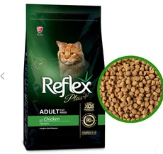 غذای خشک رفلکس پلاس گربه مرغ و برنج 1/5 کیلویی