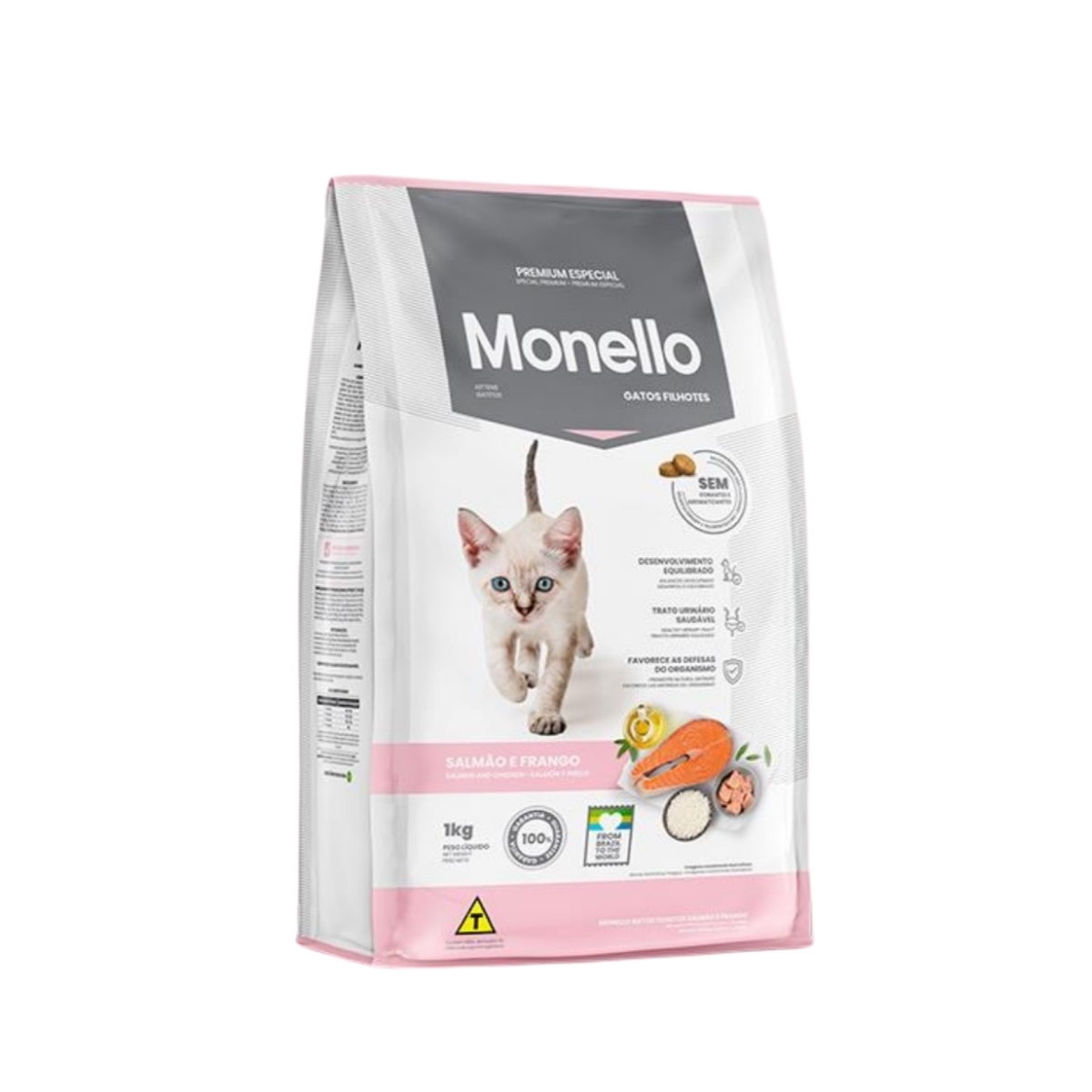 غذای خشک مونلو مخصوص بچه گربه کیتن ۱۵ کیلویی monello kitten 15kg